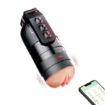 Remote Control Male Masturbator with 10 Vibrations