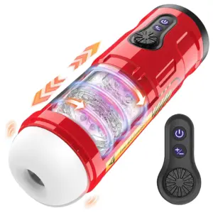 Rotating Thrusting Male Masturbator with Vibration
